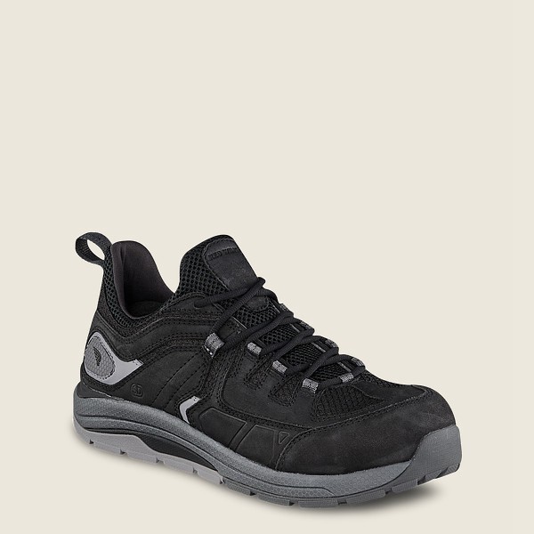 Red Wing Work Shoes Black/Grey - Mens Cooltech™ Athletics - Safety Toe - 2710-GASNL